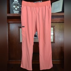 Koi scrub pants, XL, coral